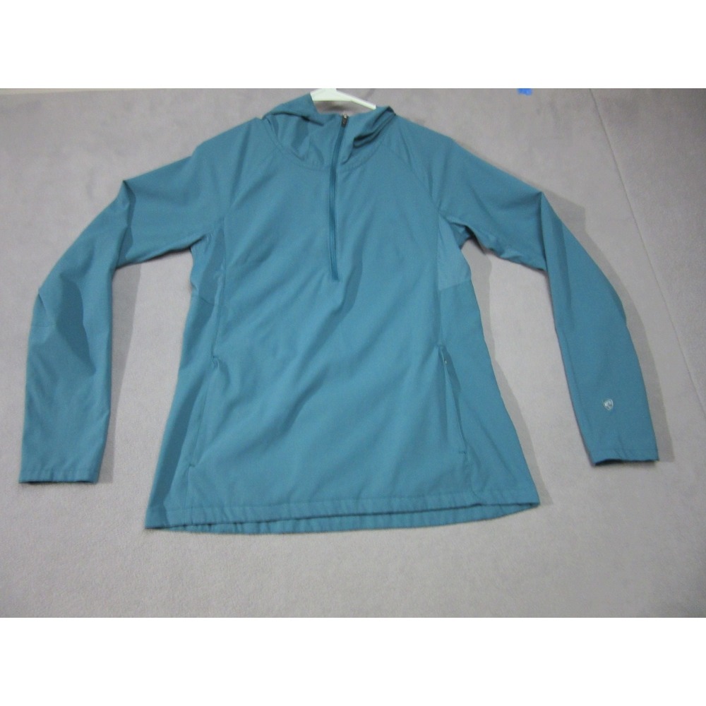 Kuhl Hoodie Womens Small Blue 1/4 Zip Activewear Jacket Outdoor Athleisure